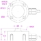 Miniature Compression Force Transducer 10kN 20kN Press Force Measurement