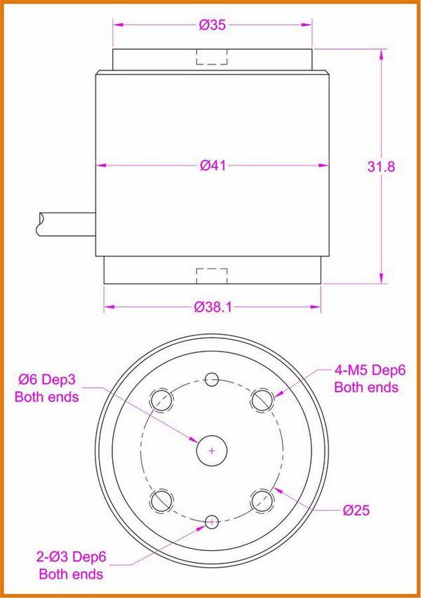 Small size torque sensor 1 Nm torque measurement unit 2 Nm torque