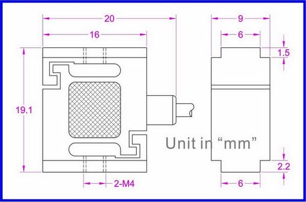 200 lb micro load cell sensor miniature s beam force transducer 200lbs