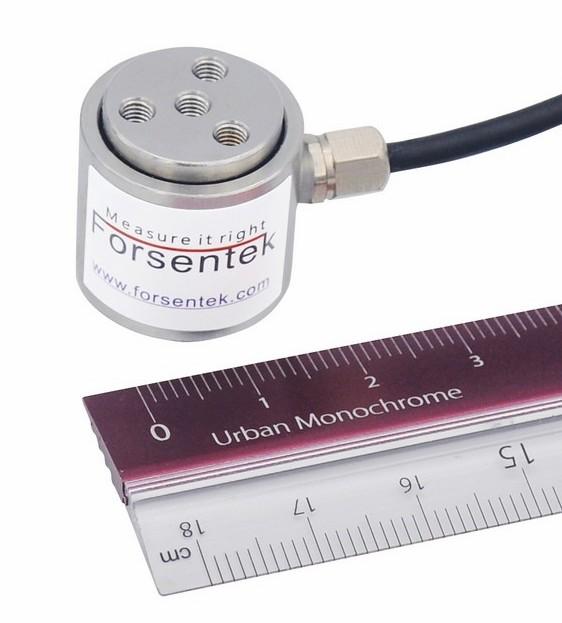 Miniature Flange Force Transducer 2kN Tension and Compression Load Cell ...