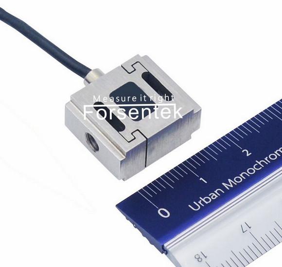 Miniature force transducer 1kN tension compression load cell 200 lbs
