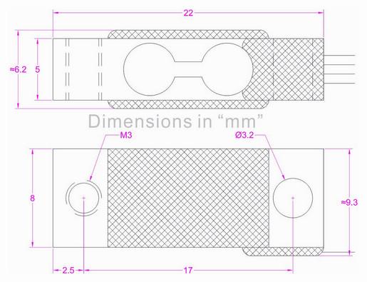2kg Miniature Single point Load Cell 5kg Micro Single Point Weight ...