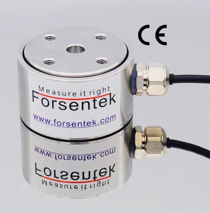 Flange Type Load Cell 100kg Thrust Force Transducer 1kN Compression ...