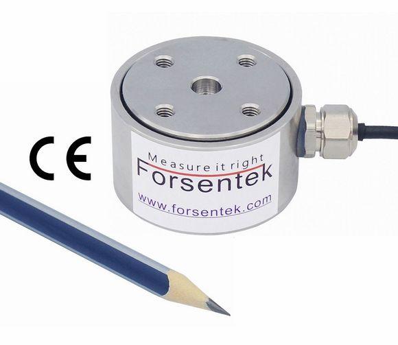 Flange Type Load Cell 1000kg Thrust Force Sensor 10kN Compression Force ...