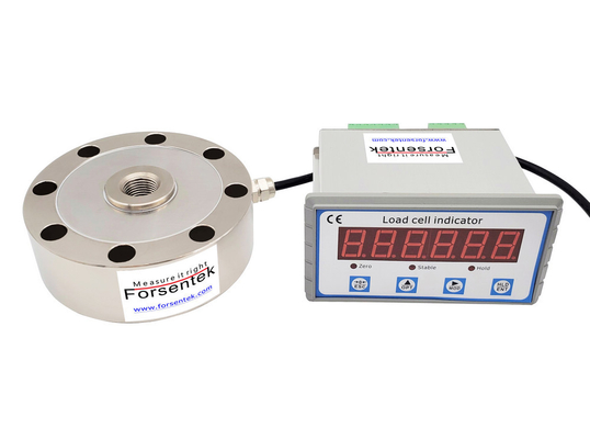China 1 Ton Compression Load Cell Sensor 1000kg With Digital Indicator supplier