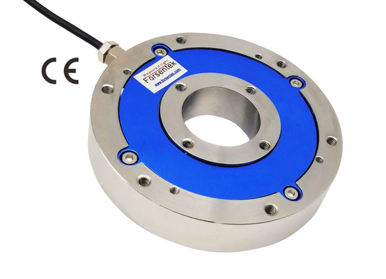 Low Profile Reaction Torque Sensor Custom Made Hollow Type Torque Transducer
