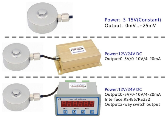 Miniature Compression Load Cell 1000kg Small Button Type Load Cell 2000kg