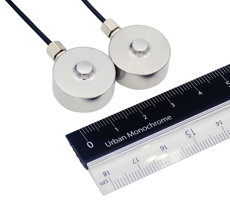 Miniature Button Type Compression Force Sensor 10kN 20kN Compression Force Measurement