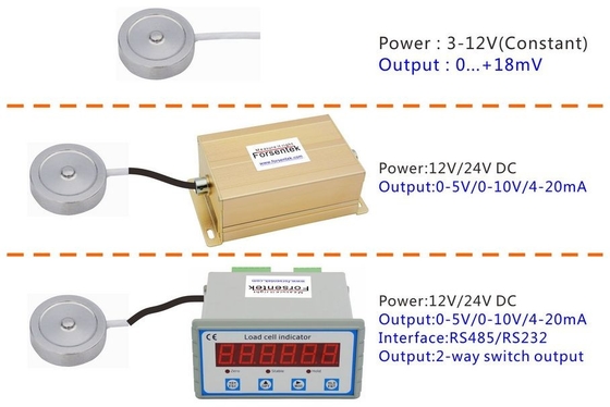 Miniature Clamp Force Load Cell 1kN 500N 200N 100N 50N Clamping Force Measurement