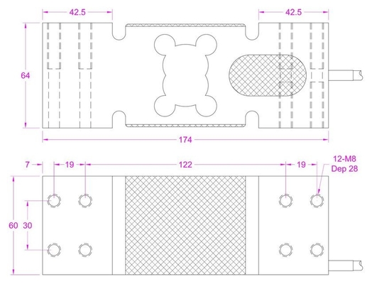 Off-center Digital Load Cell For Intelligent Inventory Management Weighing