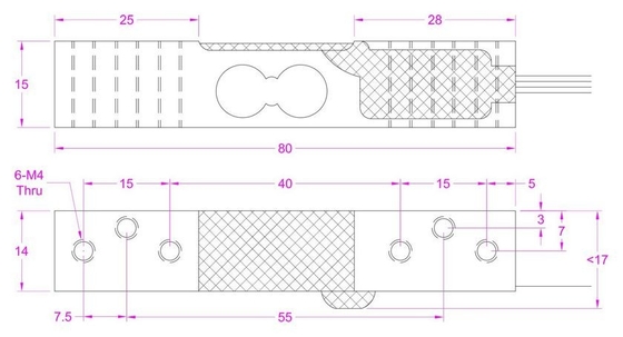 Digital Load Cell 2kg 5kg 10kg Off-center Weight Sensor With RS485 Output