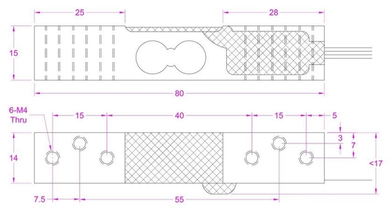 Digital Load Cell 2kg 5kg 10kg Off-center Weight Sensor With RS485 Output