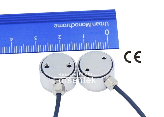 Miniature Compression Load Cell 1kg With Flanged Surface Micro Compression Sensor 2kg