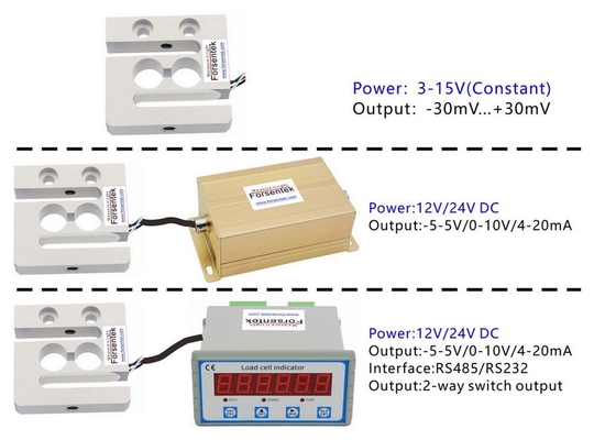 S Type Loadcell 2kg 5kg 10kg 20kg 30kg 50kg Tension Load Cell With M6 Threaded hole