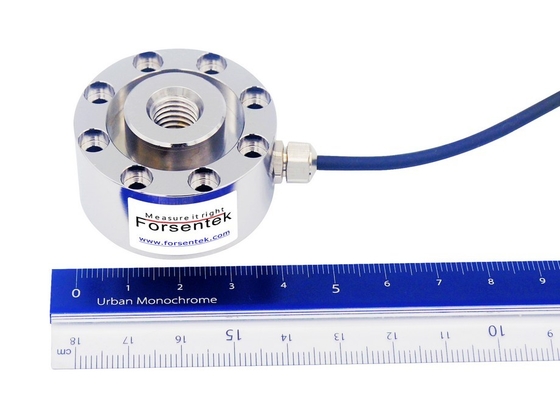 Pancake Load Cell With M10 Threaded Hole For Tension Compression Force Measurement