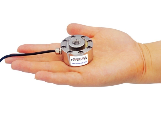 Pancake Load Cell With M10 Threaded Hole For Tension Compression Force Measurement