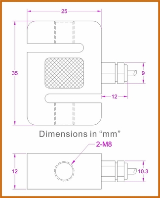 S type load cell 50N 100N 200N 500N tension compression load cell