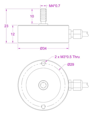 Rod End Load Cell 500N 200N 100N 50N Tension Compression Sensor