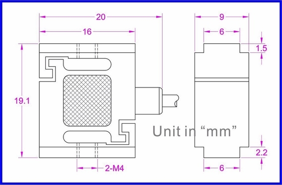 1000N Miniature load cell 100kg miniature tension compression force sensor 1kN