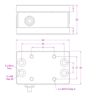 Flanged Compression Force Sensor 50N 100N 200N 300N 500N Force Transducer