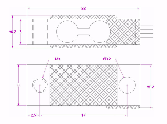 2kg weight sensor small size load sensor 2kg weight measurement unit