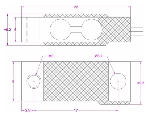 Miniature size load cell sensor 2kg/5kg/10kg weight sensor small size