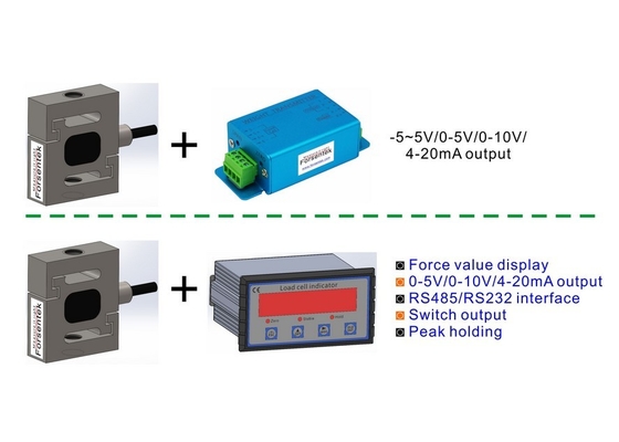 Miniature tension compression load cell 20kg 200N with analog output