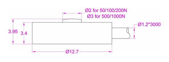 Low profile button load cell 100kg 50kg 20kg 10kg 5kg Thin load sensor