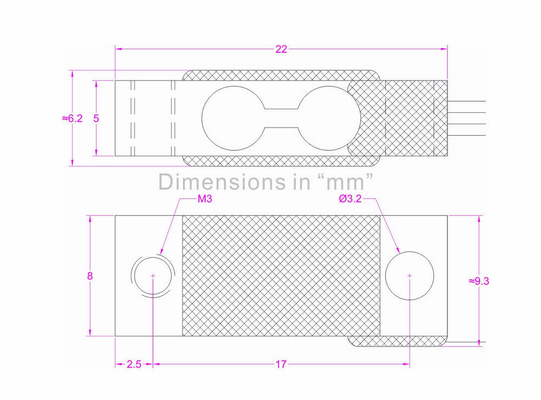 Micro Load Sensor 2kg 3kg 5kg 10kg Miniature Weight Measurement Transducer