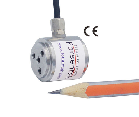 Miniature Cylindrical Load Cell Flange-to-flange Cylinder Type Force Transducer