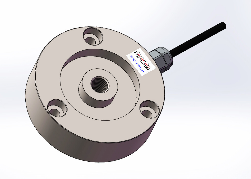 Miniature pancake load cell FCMP low profile compression force sensor